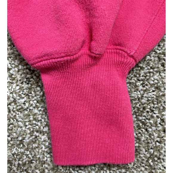 Vintage Champion Reverse Weave Alpha Omicron Pi Crewneck Pink Sweatshirt Large - Picture 7 of 11